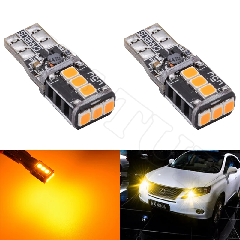 

2pcs T10 W5W Led Car Light Lamp Bulb Interior Light Car Side Turning Sidemarker License Plate Door Light CANBUS Led Lighting