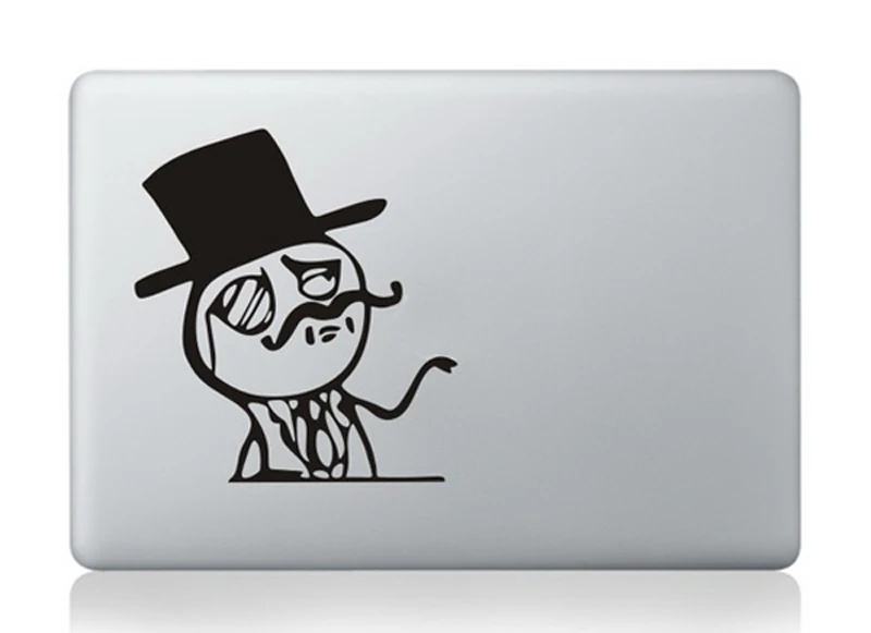 Частичный стикер кожи для ноутбука Macbook Pro 13 15 дюймов, украшение для черной милой собаки, наклейка для ноутбука Macbook retina air