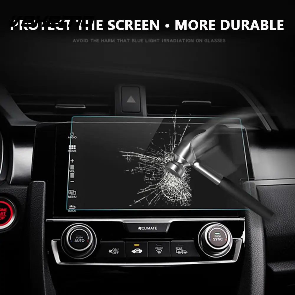 

Mp5 Tempered Glass Car DVD Protective Films Premium GPS Screen Protector Sticker Anti-Scratch 6inch HD Clear 9H