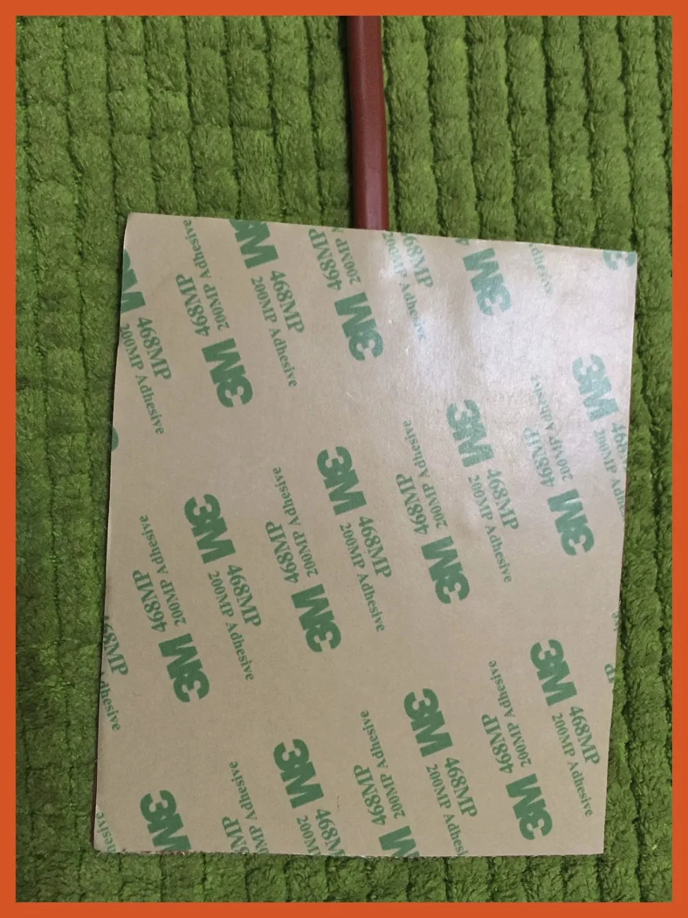 

impermeabile silicone flessibile elettrico riscaldamento pad per stampanti 3d 6"x6"(152*152mm) 50w 12v silicone heating pad flim