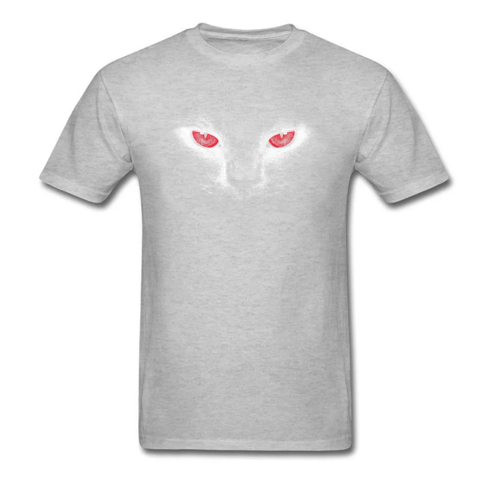 Red Eyes Hip Hop Short Sleeve Comics T-Shirt Pure Cotton Round Collar Men's Tops Tees Print Sweatshirts Thanksgiving Day Red Eyes grey