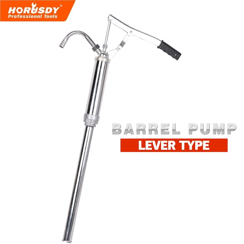 55 Gallon Hand Lever Action Drum Barrel Pump Self Dispense Diesel Oil Fuel Tank