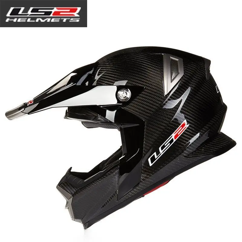 

Top quality Authentic LS2 cross-country motorcycle helmet professional MX415 off-road helmets carbon fiber helmets male ECE