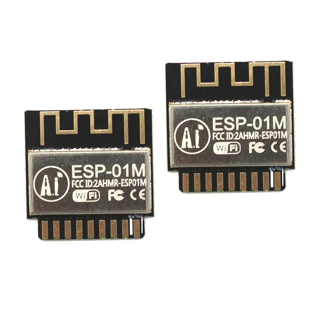 

Sunhokey 2pcs ESP-01M ESP8285 WIFI Wireless Transmission Module IOT 1MByte Flash