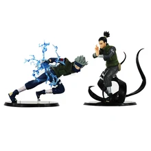 2 стиля Аниме Наруто фигурка Хатаке Какаши Нара Шикамару ПВХ фигурка Коллекционная модель игрушки подарок для детей 12-15 см