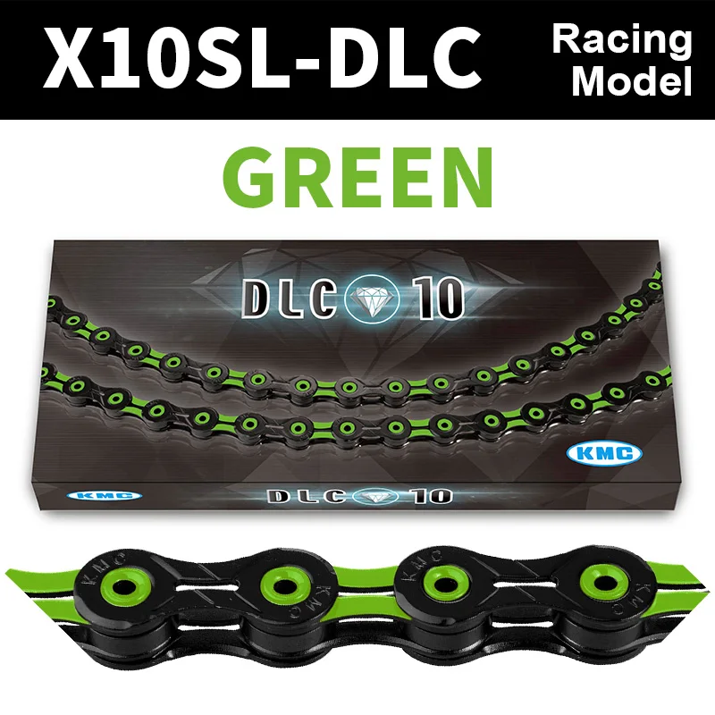 Excellent KMC 10 Speed Super Light Bike Chain X10SL-DLC Professional Racing Bicycle Chain 116 links Bike Chain For Shimano/Campagnolo/SRAM 7 Excellent KMC 10 Speed Super Light Bike Chain X10SL-DLC Professional Racing Bicycle Chain 116 links Bike Chain For Shimano/Campagnolo/SRAM 7