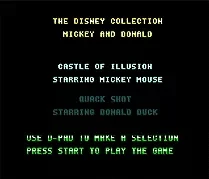 

Castle of illusion & Quackshot - 16 bit MD Games Cartridge For MegaDrive Genesis console