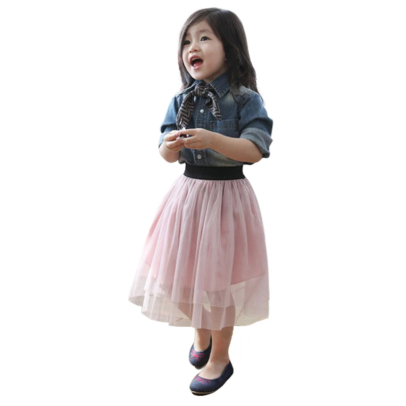 

2019 New Hot Summer Baby Girl Tulle Skirt Children Kid Girls Tutu Knee-length Cute Skirt Baby Girls Clothes spring autumn winter