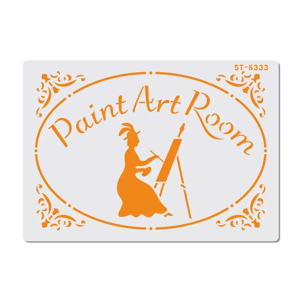 

Flower Painting Room Cake Stencil Cake Tool Plastic Layering Stencils For DIY Scrapbooking Art Painting Drawing Stencil Template