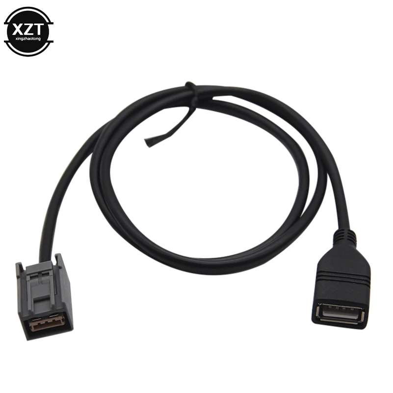 New Black Car AUX USB Cable Adapter 2008 Onward FOR HONDA for CIVIC for JAZZ/CR-V for ACCORD/CR-Z 09-13 MP3