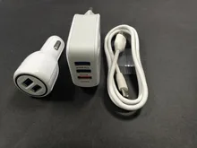 5A EU Travel Wall Adapter 3 USB output USB Cable car charger For font b UMIDIGI