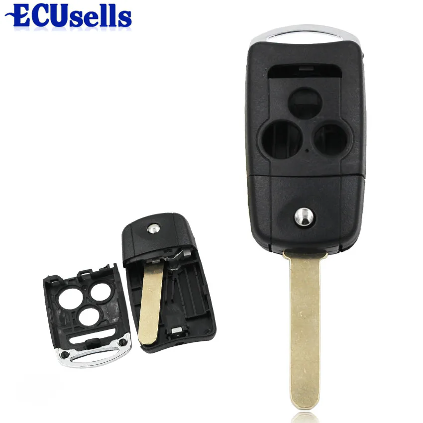 

4 Buttons Folding Remote Key Shell Case Fob for Acura TL TSX MDX RDX ZDX