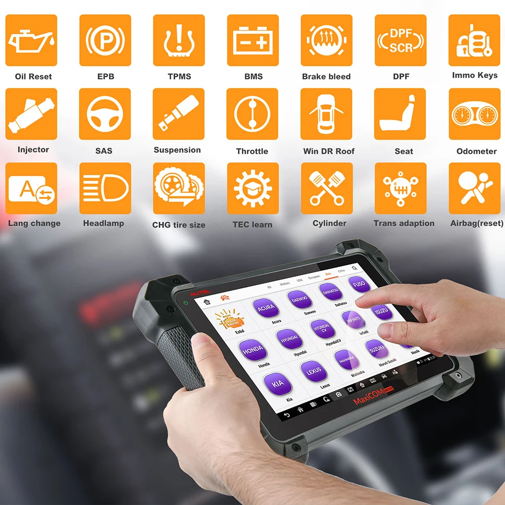 Autel MaxiCOM MK908 MS906TS MS906BT автоматический диагностический инструмент OBD2 сканер кода