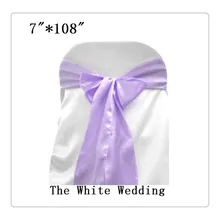 100 бант на стул лаванды для стул для мероприятий sash Китай