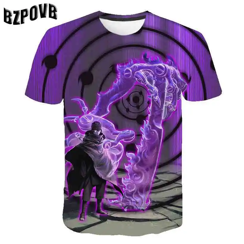 New Fashion Casual Breathable Short Sleeve T-shirt Mens Fashion 3D Print Nautical King and Naruto Pattern Shirt Short Sleeve Te - Цвет: 2101