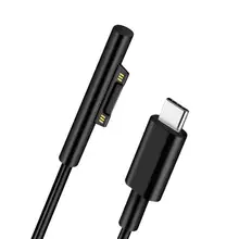 Adaptateur de câble de chargement pour Surface Pro 3 Pro 4 Pro 5 Pro 6, 1.5m, connecteur de Type C