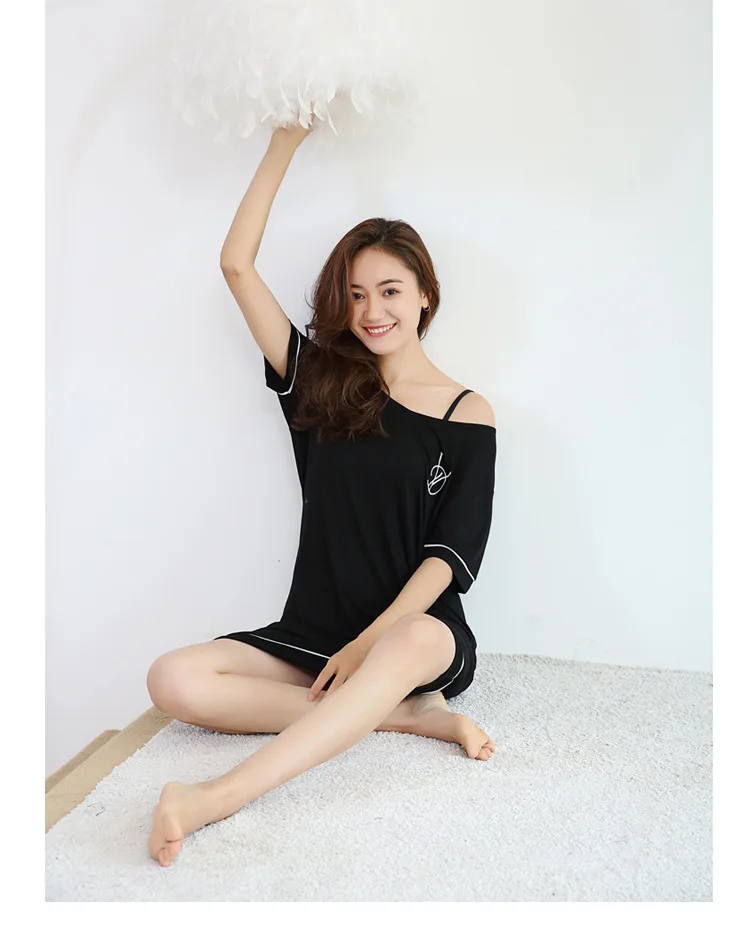 short sleeve cotton nightgown