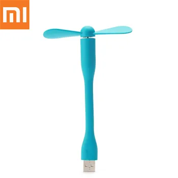 

Original XIAOMI Fan Flexible USB Portable Mini Fan For Pover Bank Laptop Computer XiaoMi LED USB Light with Switch