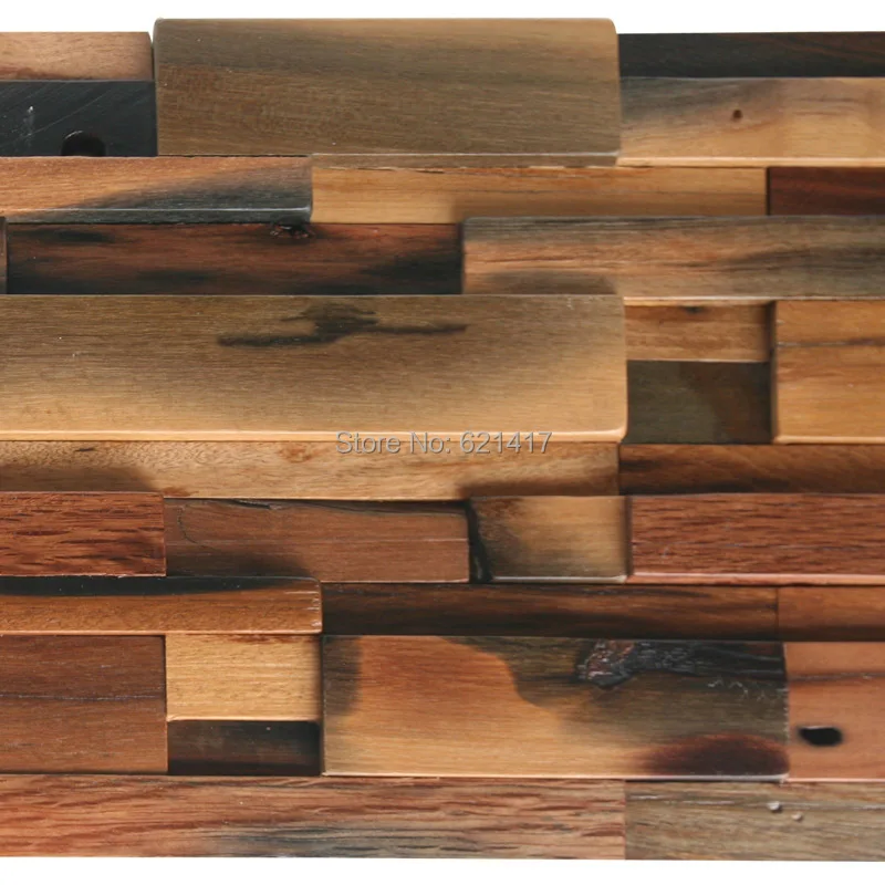 Popular wood mosaic tile buy cheap wood mosaic tile lots from ...