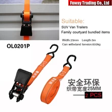 FUWAYDA SUV внедорожный автомобиль крыша Фиксирующий Ремень велосипед затянуть багажный ремень удобная пластиковая ручка трещотка комплект