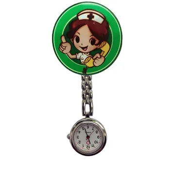 

Perfect Gift Nurse Clip-on Fob Brooch Pendant Hanging watch Star Pocket Watch Fashion Cute Nurse Doctor Wallet Watch