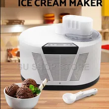 1Л самоохлаждающаяся машина для мороженого, полностью автоматическая многофункциональная машина для приготовления Фруктового мороженого для самодельного десерта, EU/AU/UK/US