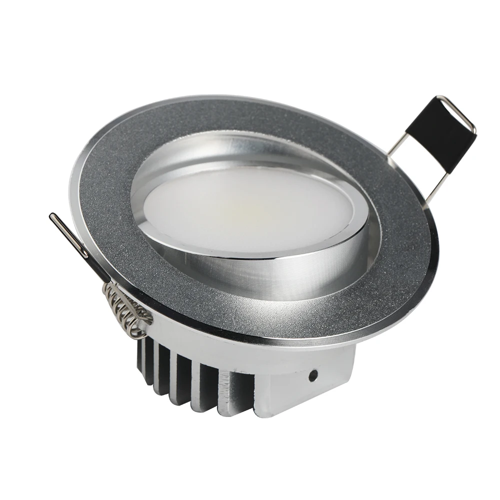 

Silver White Black Body Recessed Led Downlight Dimmable Epistar COB 3W 5W 7W 12W Led Ceiling Lamp Bulb led spot light