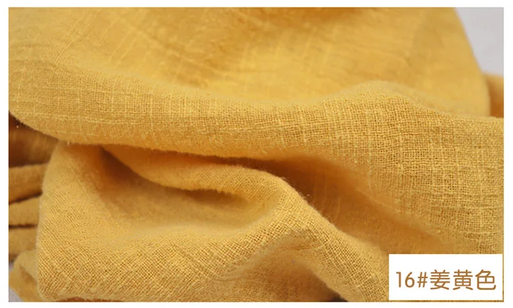 Китайский ветер цвет двойной бамбуковой текстуры морщин хлопок лен материал Sen Отдел чистого цвета рубашка платье ткань