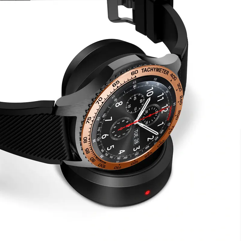 Кольцо для Samsung Gear S3frontier стальное кольцо с циферблатом клеящееся покрытие металл