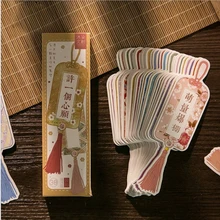 30 шт./кор. сделать пожелание Бумага Закладка канцелярские закладки Kawaii Мультфильм рекламный подарок офисные школьные принадлежности papelaria