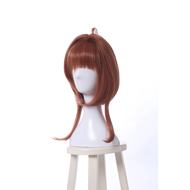 Rolecos Аниме Косплей Cardcaptor Sakura кимоно головные уборы короткие коричневые аксессуары для волос косплей синтетические волосы