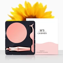 Магнитная подводка для глаз Комплект ресниц магнитные 3D ресницы и жидкая подводка для глаз с накладными ресницами бигуди многоразовые ресницы