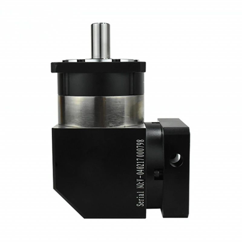 US $129.00 Right Angle 90 Degree Planetary Gear Reducer 10 Arcmin Ratio 31 To 101 For NEMA23 Stepper Motor Input Shaft 14inch 635mm