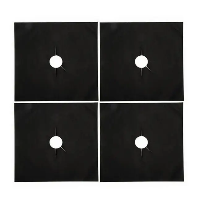 New Gas Stove Top Surface Protection Mat Square High Temperature Oil