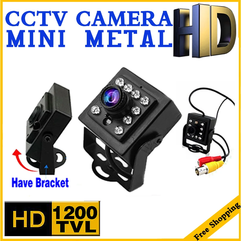  Small StyleMini Night Vision HD Camera CMOS 1200TVL 10led HD CCTV monitoring Security Surveillance  - 32811150650