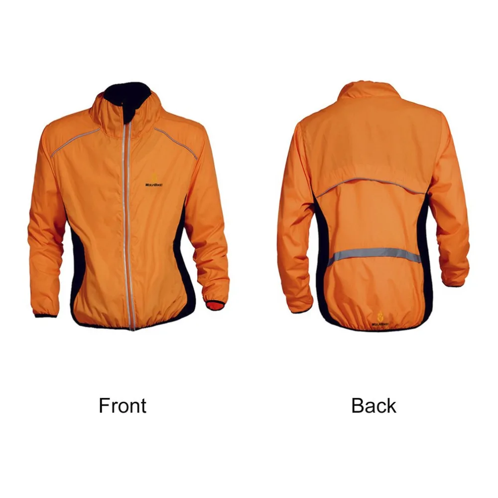 WOSAWE осенне-зимняя велосипедная одежда ветрозащитная теплая ветровка куртка с длинными рукавами Спортивная куртка для верховой езды новая