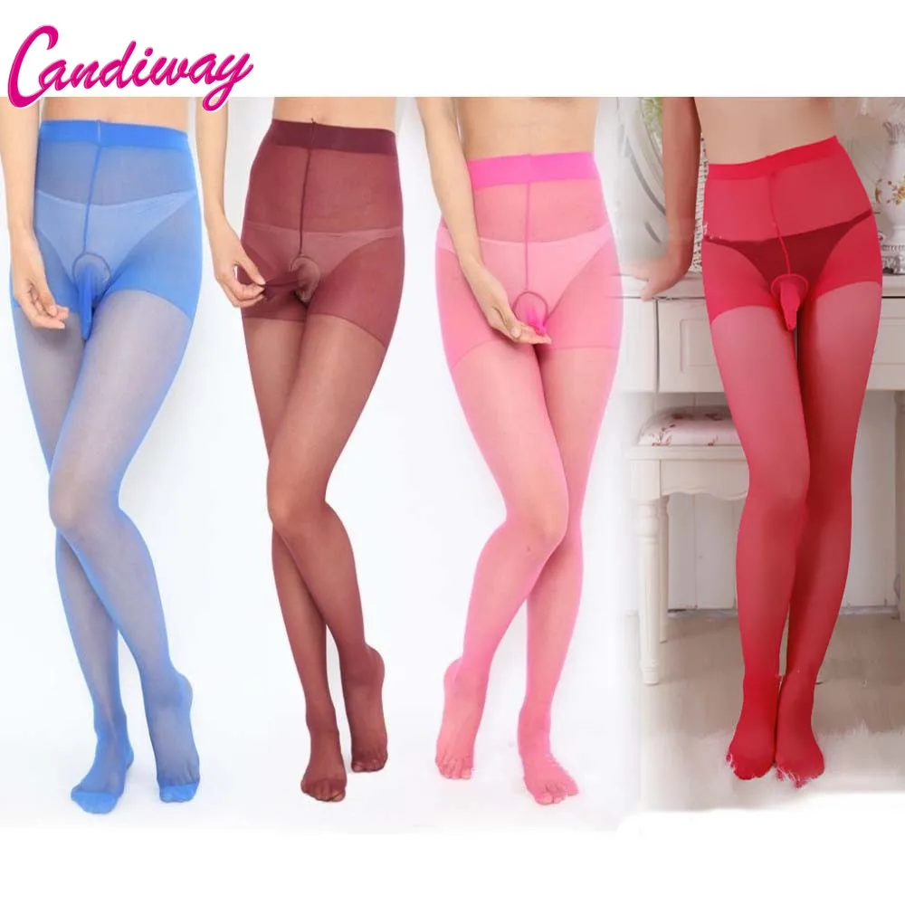 Горячие Продажи Колготки ультра эластичные Новые Мужские Шелковые чулки Пениса