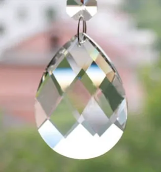 

50mm 800pcs Baroque crystal chandelier parts glass drop prism jewelry drops for wedding/X-mas tree decor