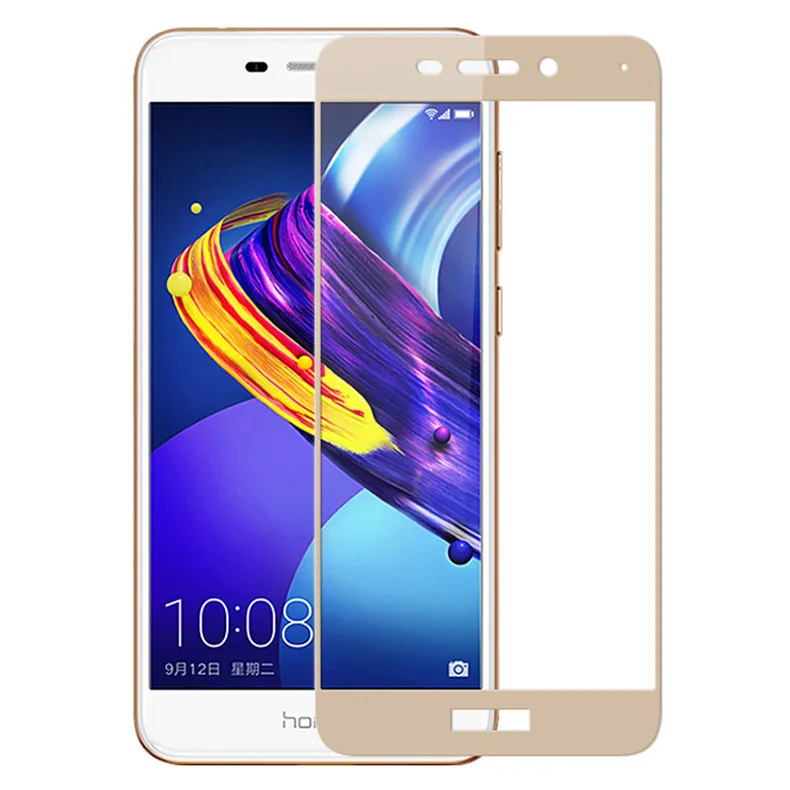 2Pcs For Huawei Honor 6C Pro Full Cover 3D Screen Protector 9H Tempered Glass Protective Film On Honor 6 C Pro JMM-L22 5.2" - Цвет: GOLD