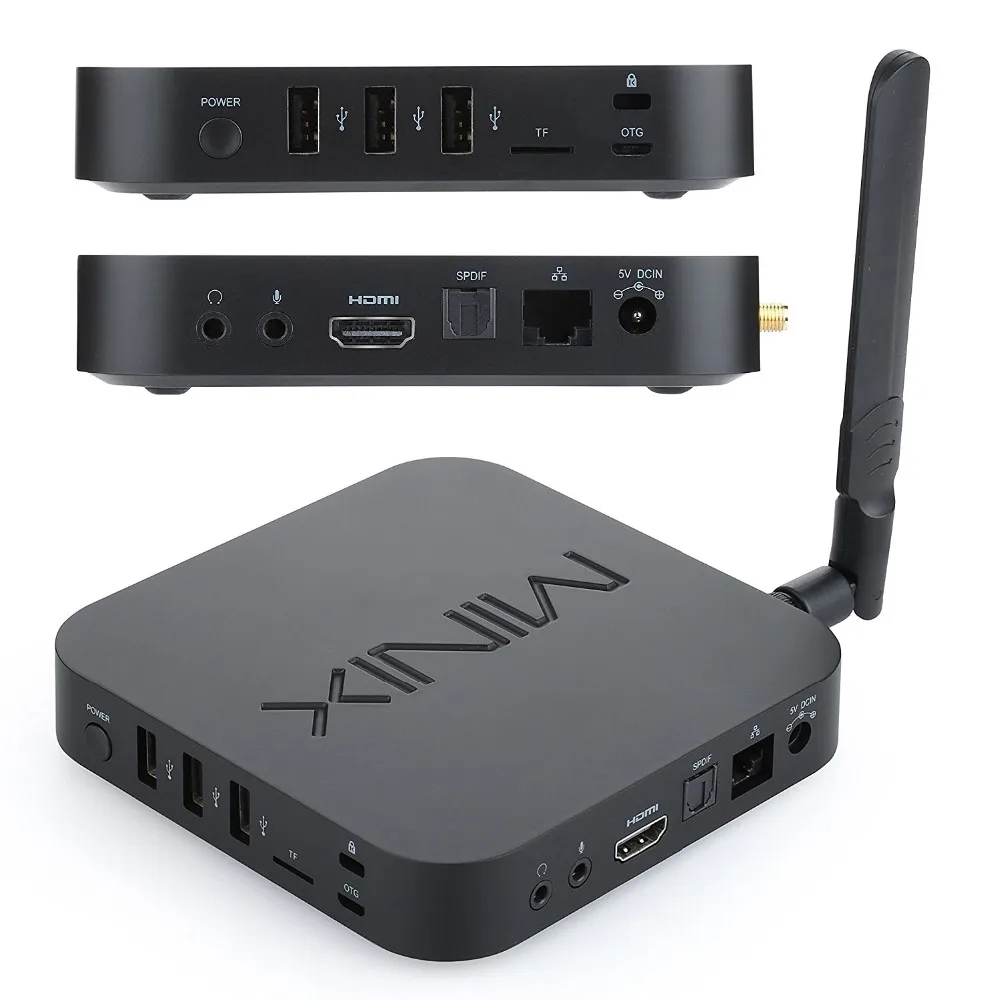 MINIX NEO U1 Android tv Box Amlogic S905 четырехъядерный 2G/16G 802,11 2,4/5 GHz WiFi H.265 HEVC 4K Ultra HD Smart tv Box