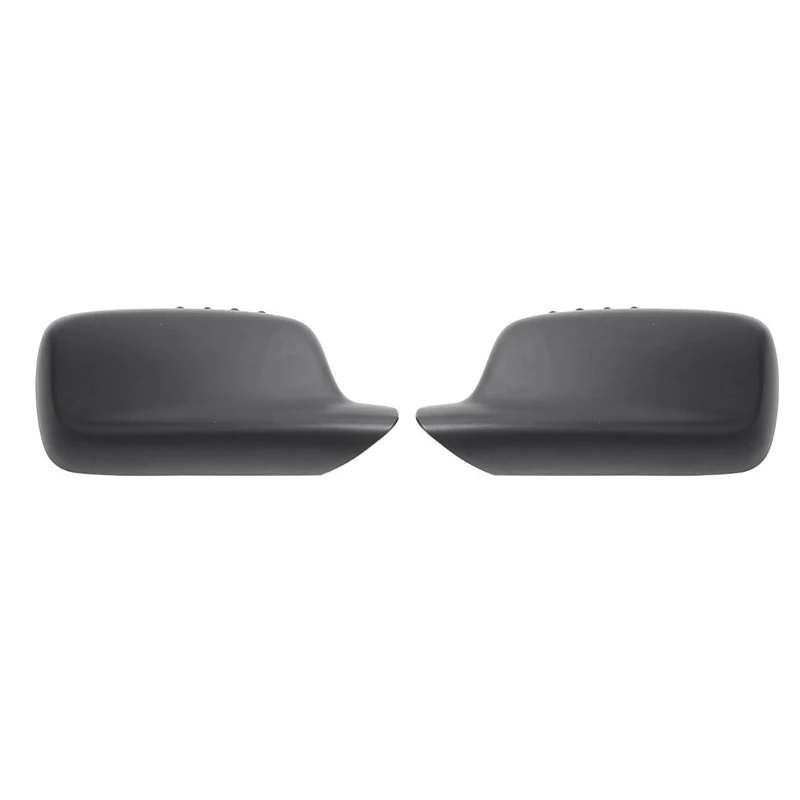 1 Pair Matte Black Side Rearview Mirror Cover Trim Door Rear View Mirrors Frame Car Accessories For Bmw E46 E65 E66 E67 511670 | Автомобили