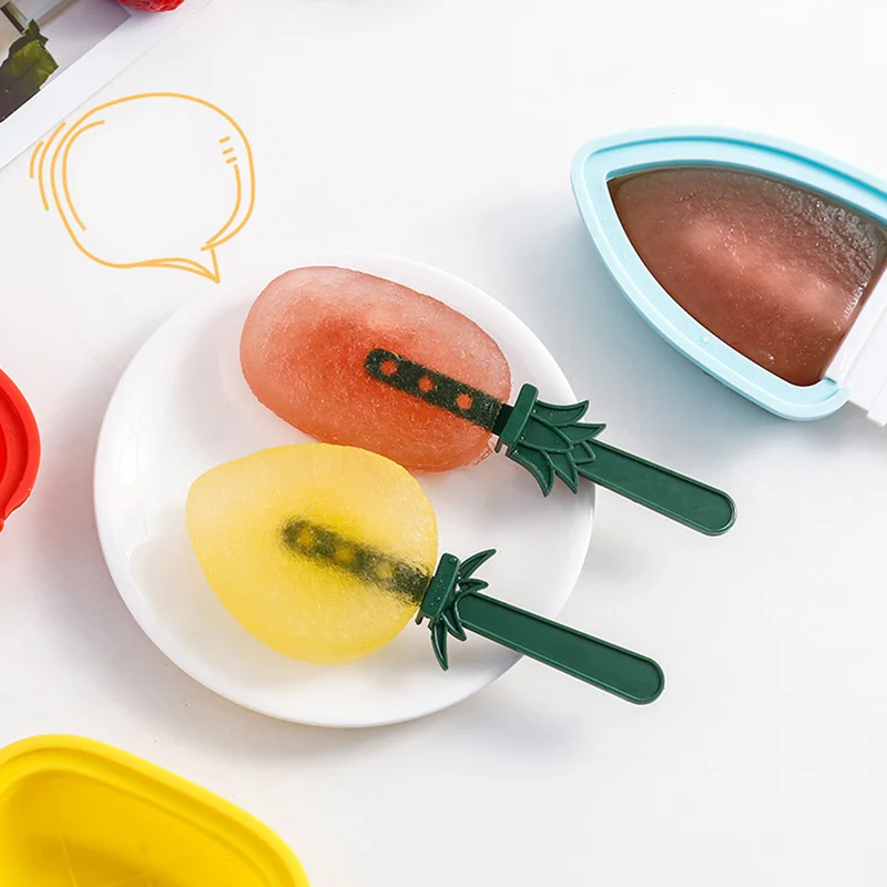 

Creative Fruit Shape Ice Cube Maker Cake Decoration Mold Silicone Ice Popsicle Chocolate Mold Cute Tray Kitchen Accessories