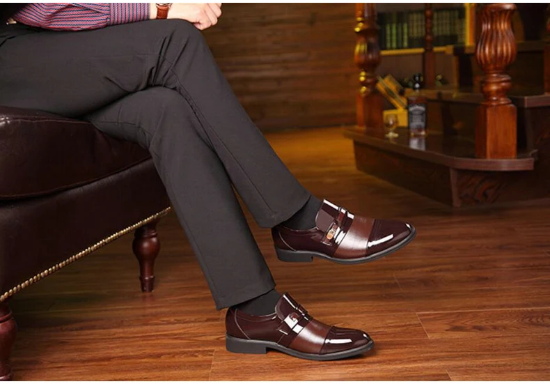 Men's Business Shoe Oxfords For Mens Shoes Casual Mens Dress Shoes' Breathable Oxfords Formal Shoe Men Casual Shoes Plus Size 48 (10)