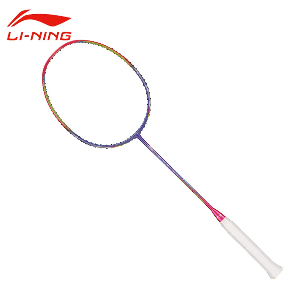 

Li-Ning N7II Galattica Purple Carbon Badminton Rackets Sudirman Cup Racket Ball Control Type Hard Shaft LINING Racquet AYPM028