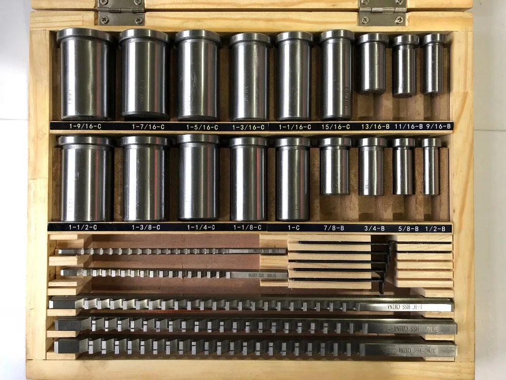Набор накладок Keyway 30 шт. 5 накладки 1/2 '' 1 1/2'' + 18 втулок 7 высокое