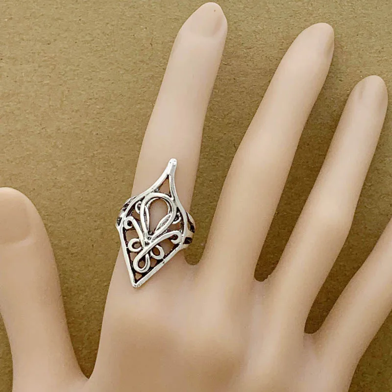 Серебряное кольцо Хоббит Элронд LOTR Властелин колец эльфа модные мужские