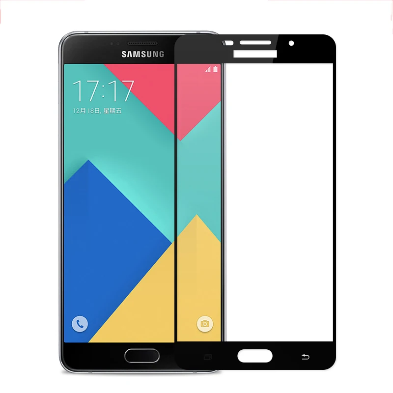 9H 3D полное покрытие закаленное стекло для Samsung Galaxy A3 A5 A7 J3 J5 J7 2016 2017 J330 J530 J730