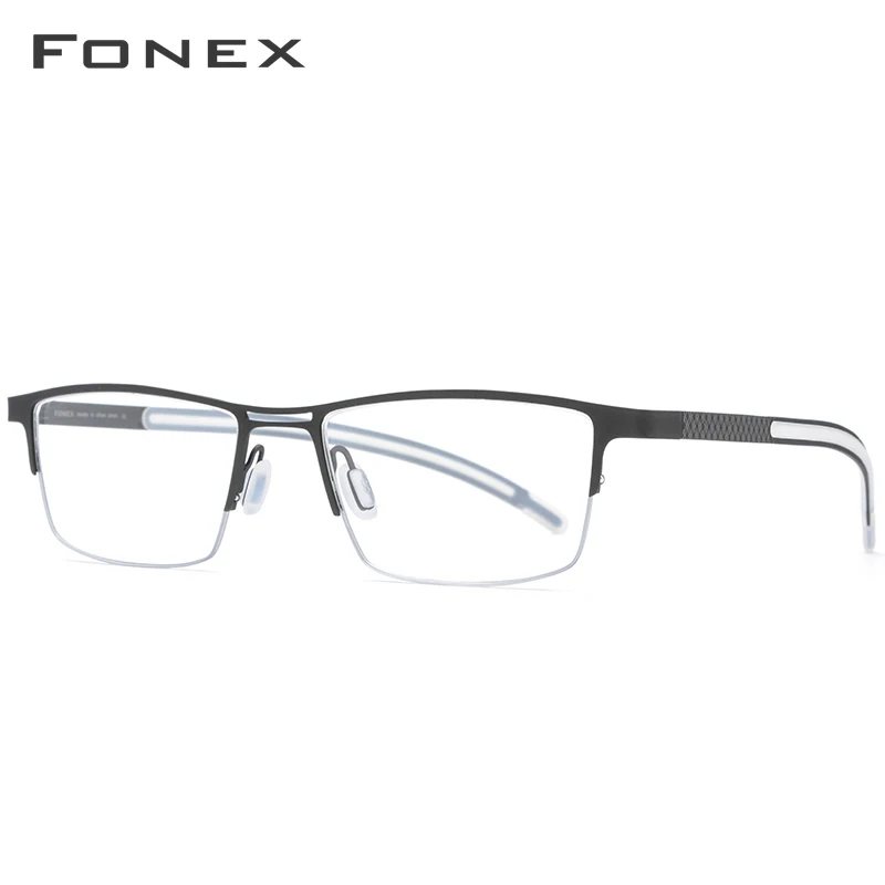 FONEX B Титан оправа для очков Для мужчин новый по рецепту очки без оправы