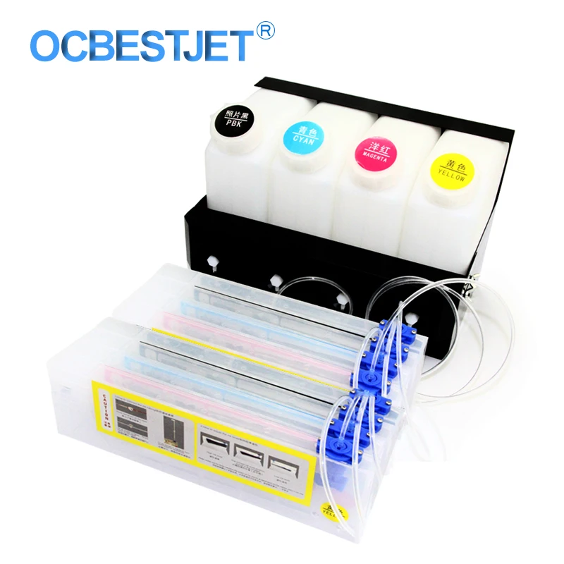 (4 Barrels+ 8 Ink Cartridges) ECO SOL MAX 2 Bulk Ink System For Roland