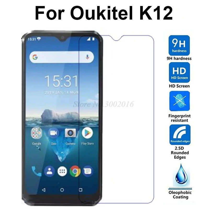 2 шт. закаленное стекло для Oukitel K12 K10 K9 K8 K6 K3 Защитная пленка для телефона Защитная пленка для экрана Oukitel C10 C11 C12 Pro закаленное стекло